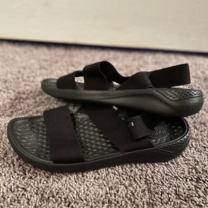 Crocs Sandals Size 11 Wide